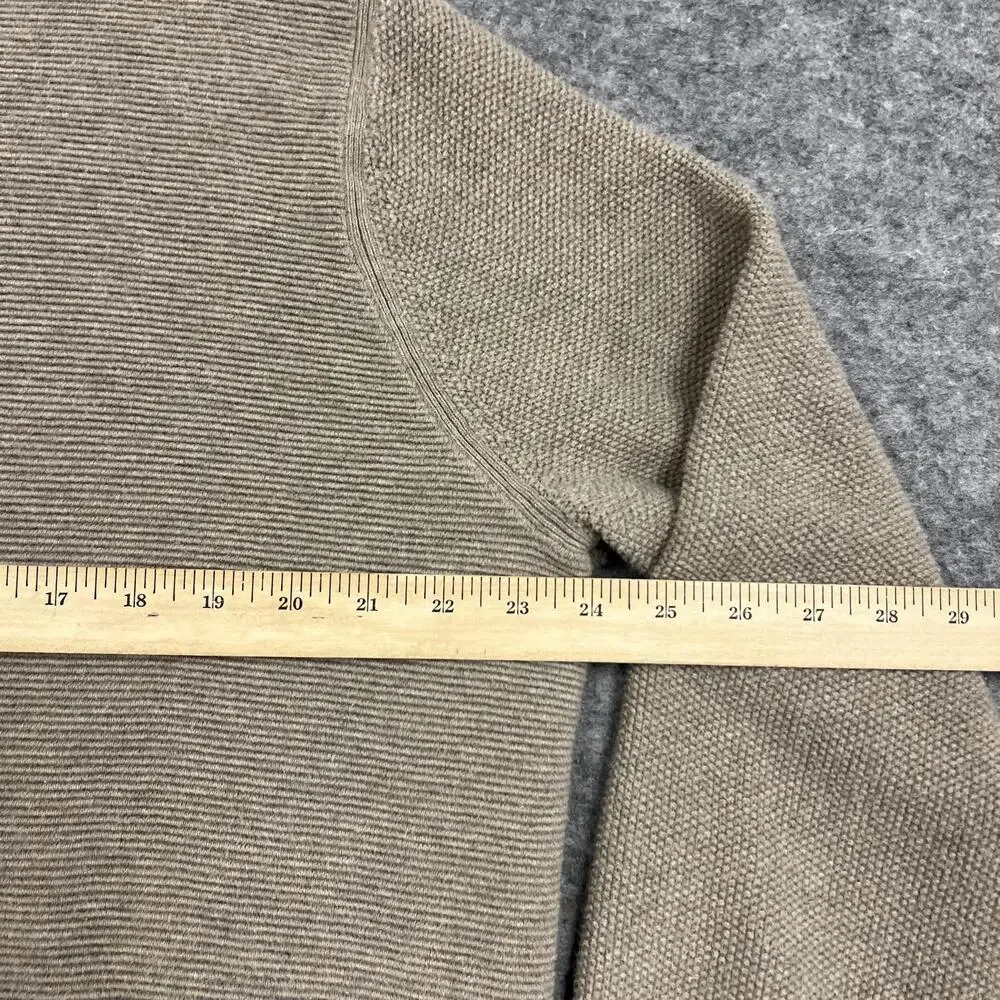 Banana Republic Sweater Mens 2XL Beige Cotton Crewneck Pullover Knit Casual Prep